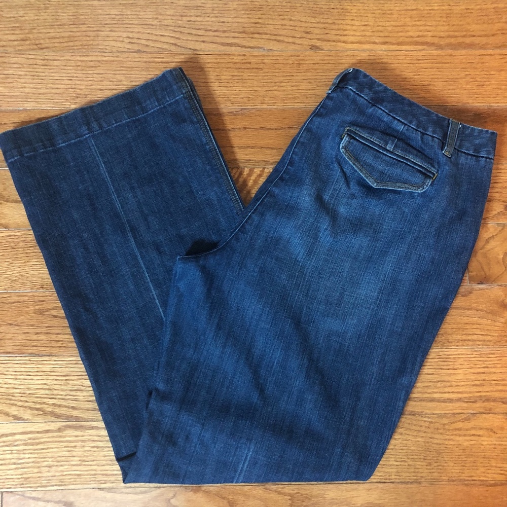 Talbots denim slacks Size 16